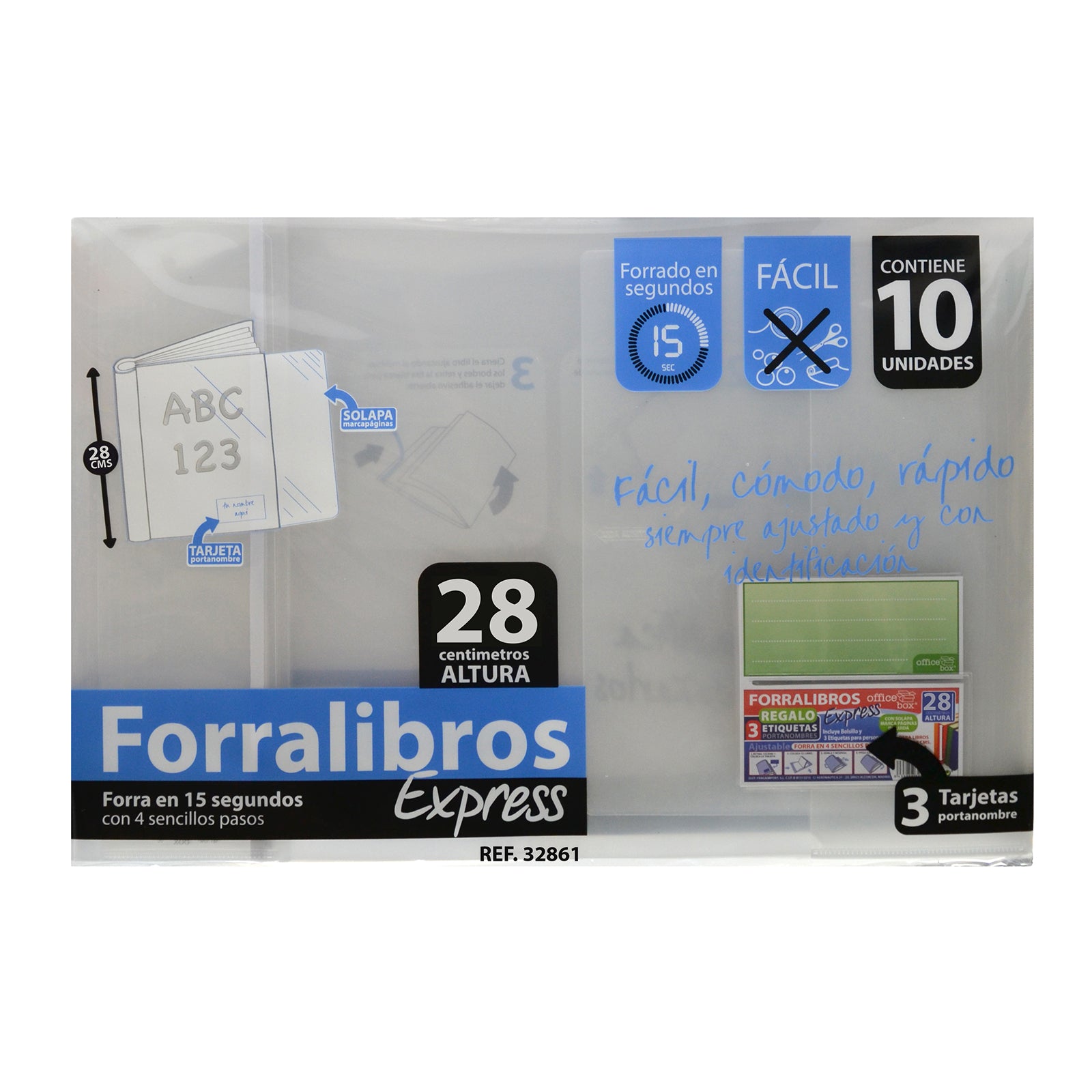 OFFICE BOX - Forro Protector para Libros Adhesivo y Ajustable