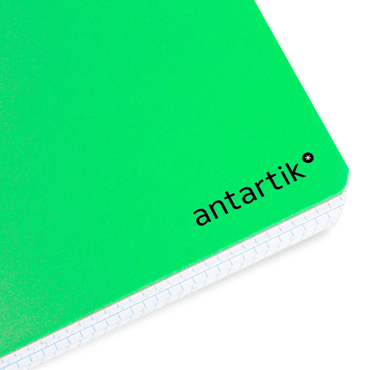 Antartik - Libreta Cuadriculada A4 con Espiral y Tapa Semi-Dura. Verde