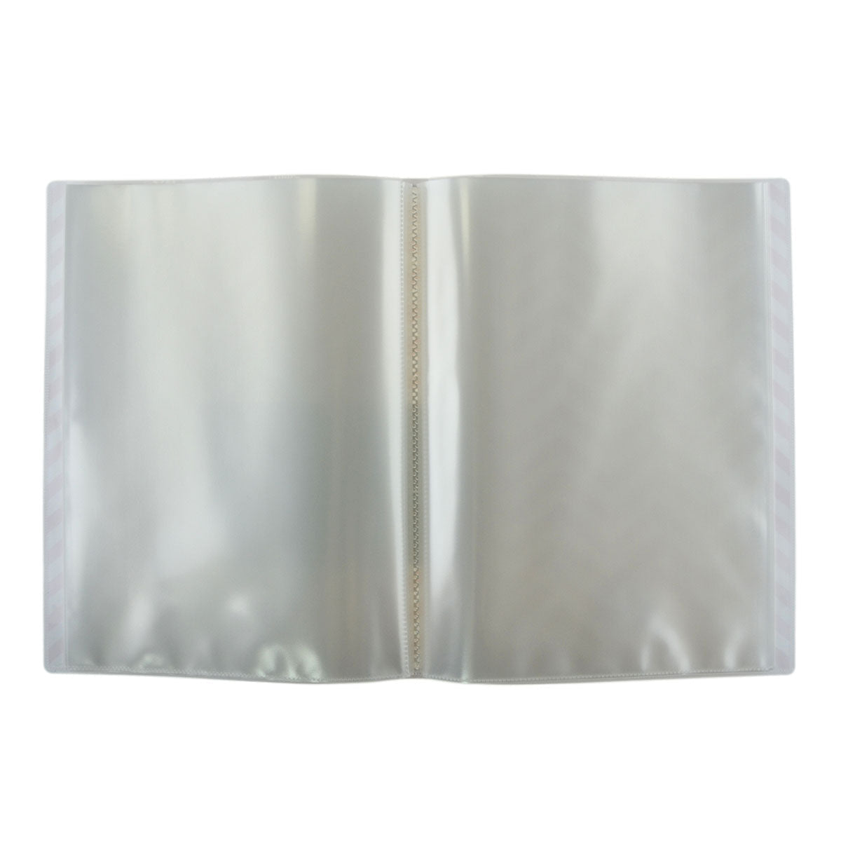 OFFICE BOX North Glace - Carpeta de Fundas A4 con Tapas Flexible. Incluye 40 Fundas. Rosa