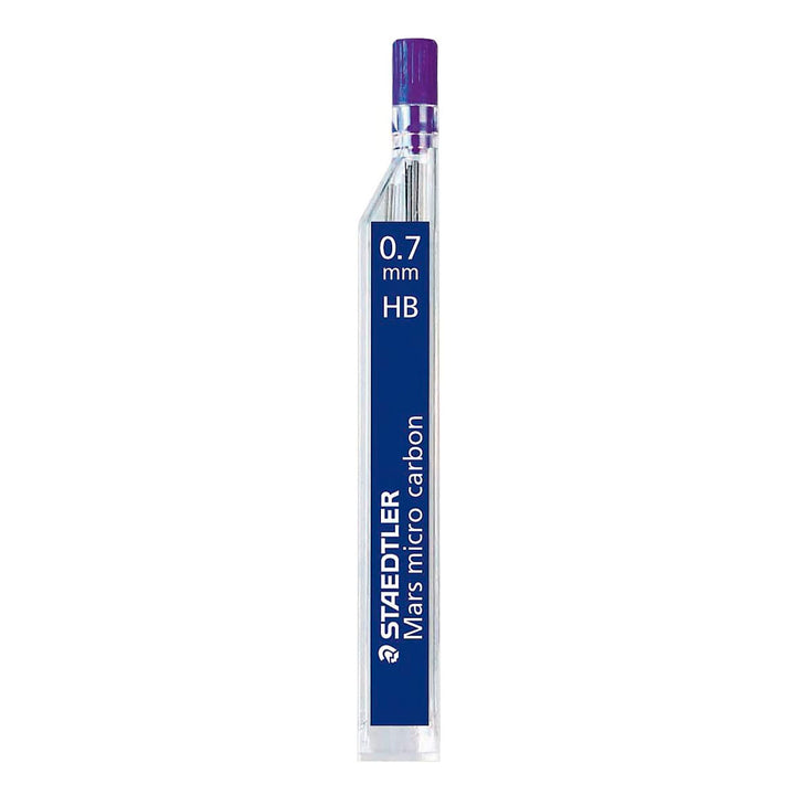 Staedtler Mars - Tubo 12 Minas para Portaminas de Dureza HB, Ancho de Línea 0.7 mm